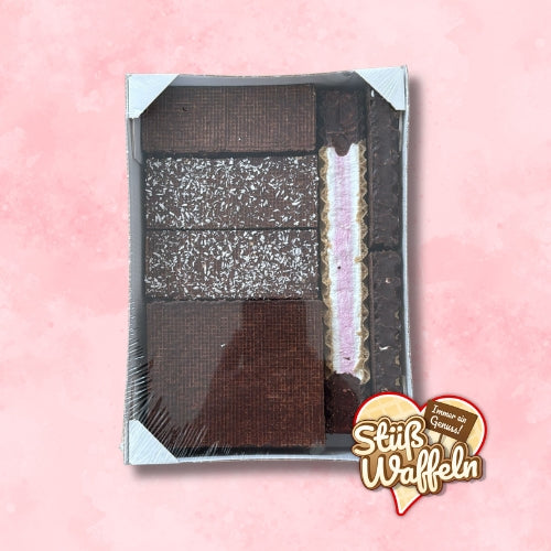 Waffel-Kiste dunkel 250g