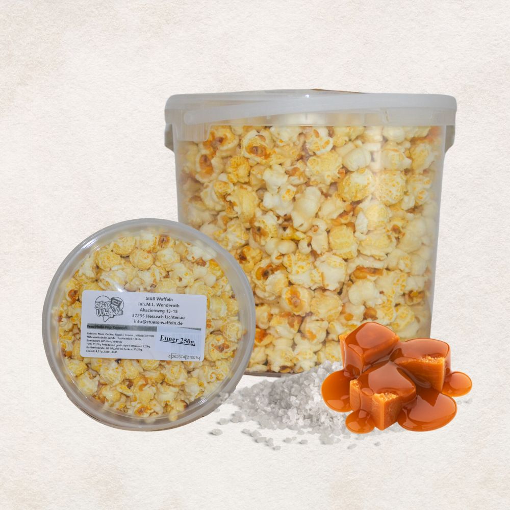 Holle Pop Meersalz Karamell  200g Eimer